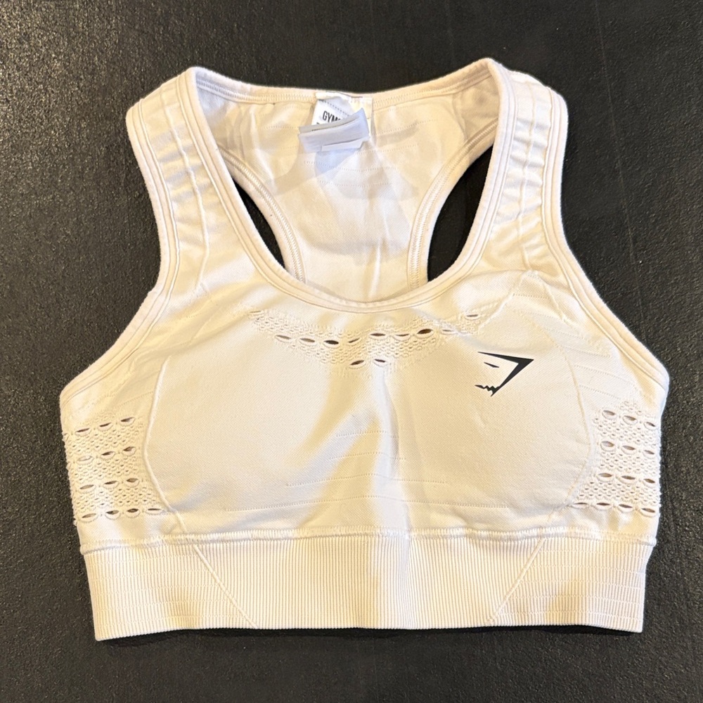 Gymshark Cream Sports Bra